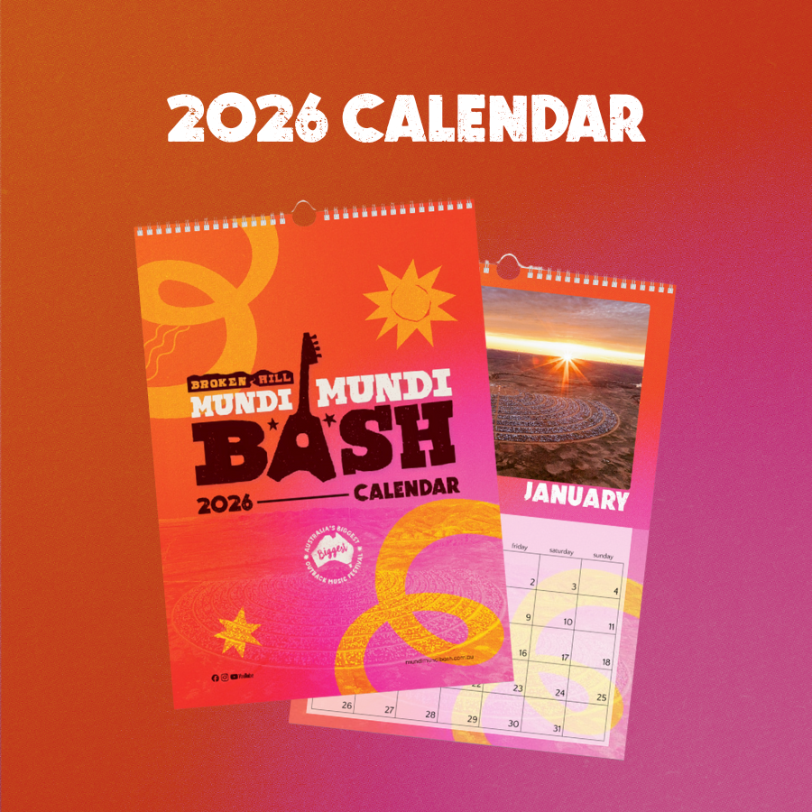 Mundi Mundi Bash 2026 Calendar