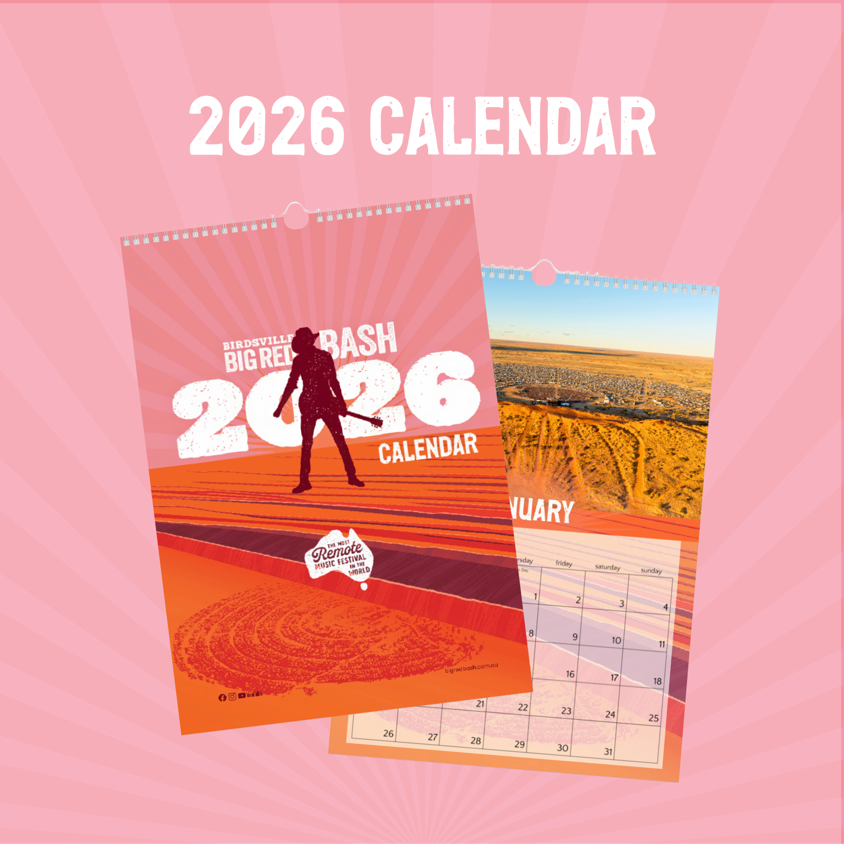 Big Red Bash 2026 Calendar