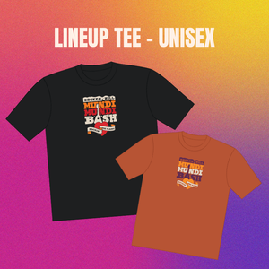 2025 Lineup Tee - Black & Rust